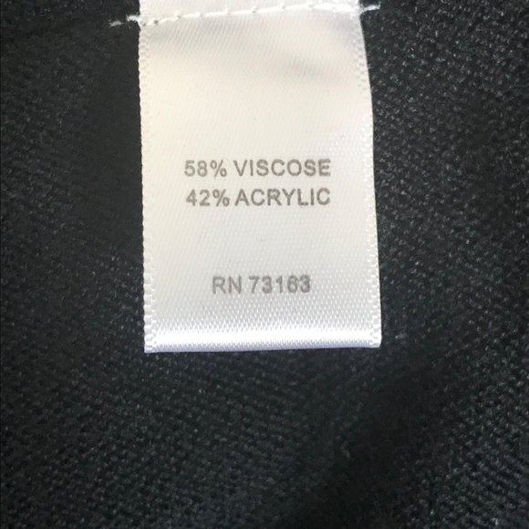 Cupio Black Turtleneck Sweater Dress Size Medium Drawstring Viscose Blend - Picture 6 of 6